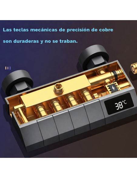 JUEGO DE DUCHA CON DISPLAY Y LUZ LED PHOENIX